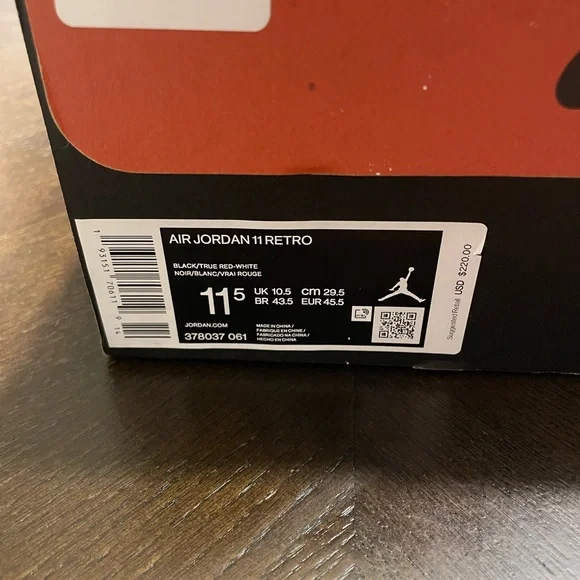Air Jordan Retro 11 “Bred” (2019)
